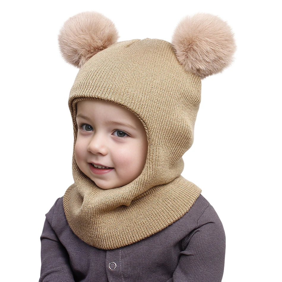 Children's Knit Balaclava Hat